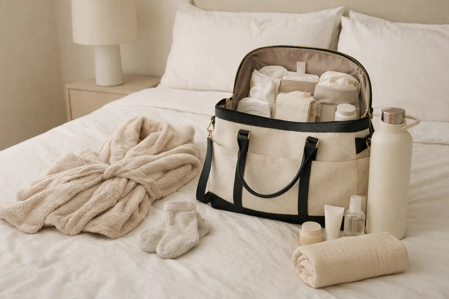 The Complete Checklist for a Hospital Diaper Bag for Mom