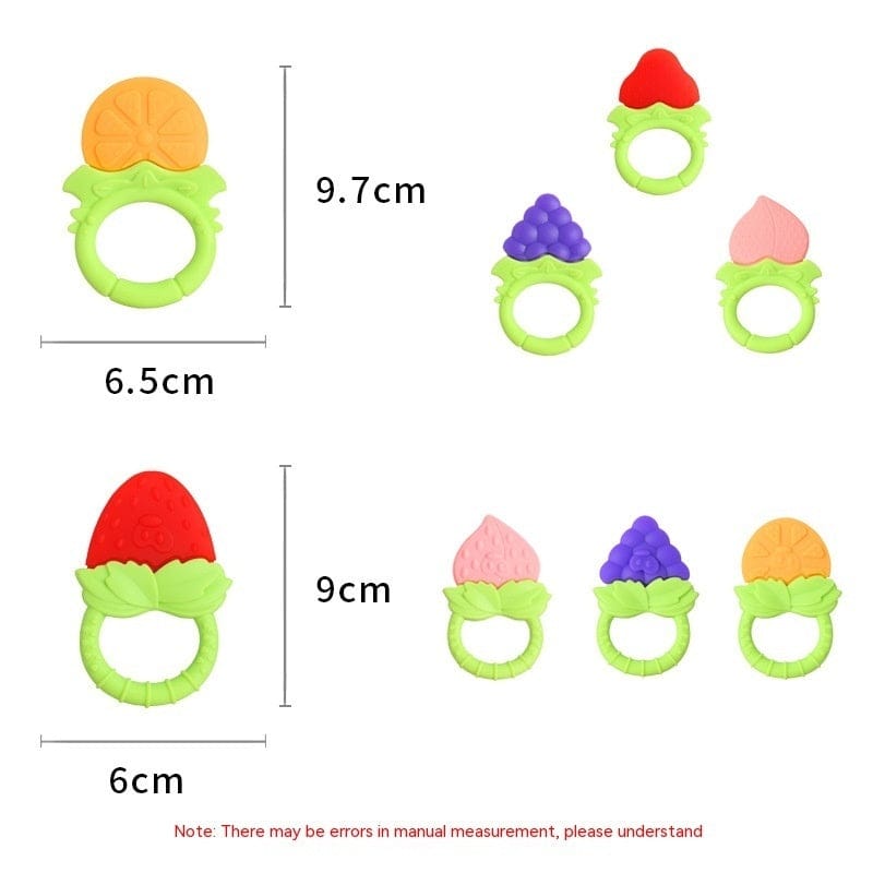 Baby Teething Molar Rod Fruit Silicone