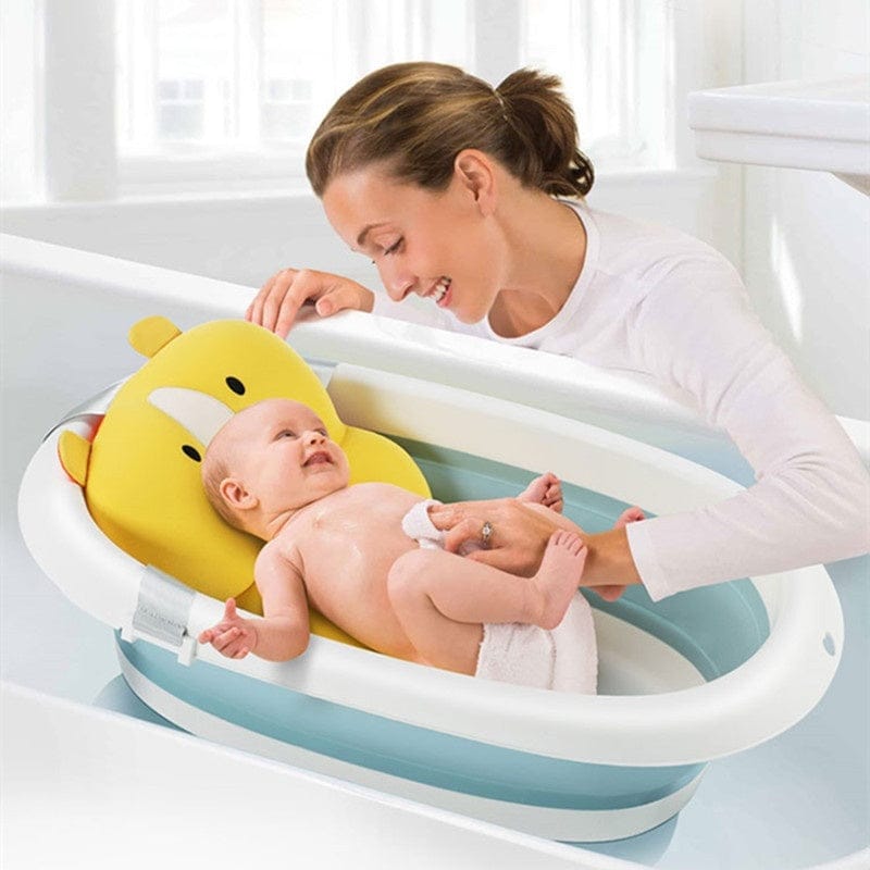 Your Baby's Cozy, Secure Throne for Bath Time.
