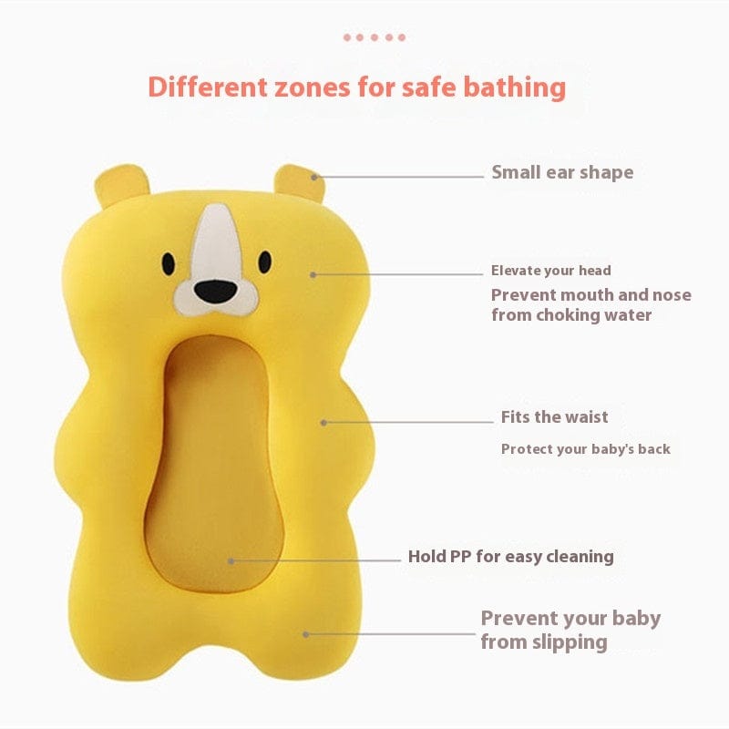 Your Baby's Cozy, Secure Throne for Bath Time.
